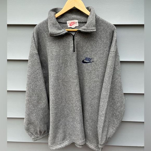 Nike Other - Vintage Nike Pullover Quarter Zip / 90s / L / Embroidered Nike